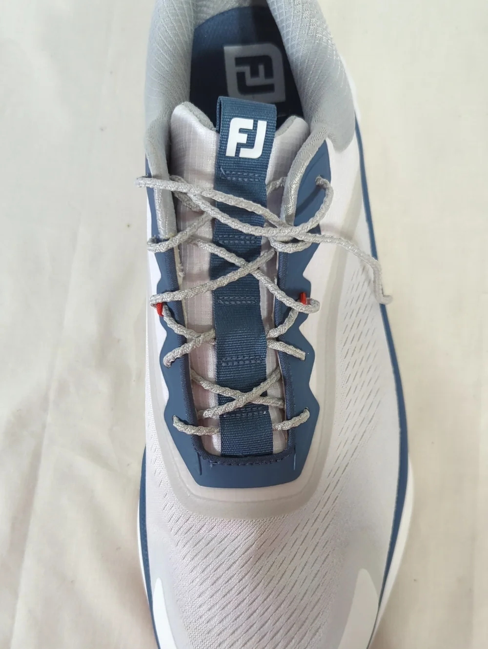 FootJoy Men's White and Blue Golf Ortholite Impressions Size 15M